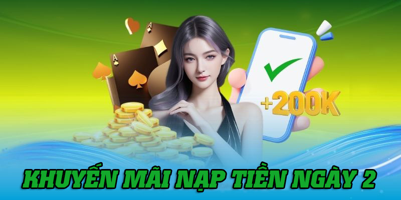 Ưu đãi nạp tiền ngày thứ 2 dành cho hội viên tại XIN88